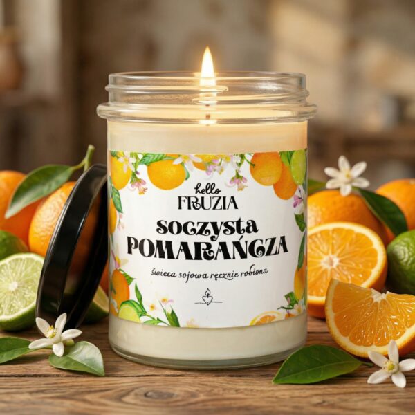 Świeca Sojowa soczysta pomarańcza